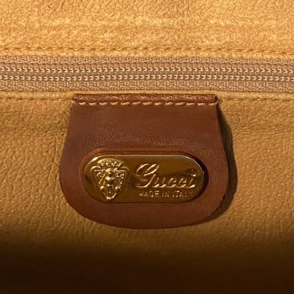 Vintage GUCCI Micro GG Supreme Handbag 1980’s Era - Picture 13 of 17